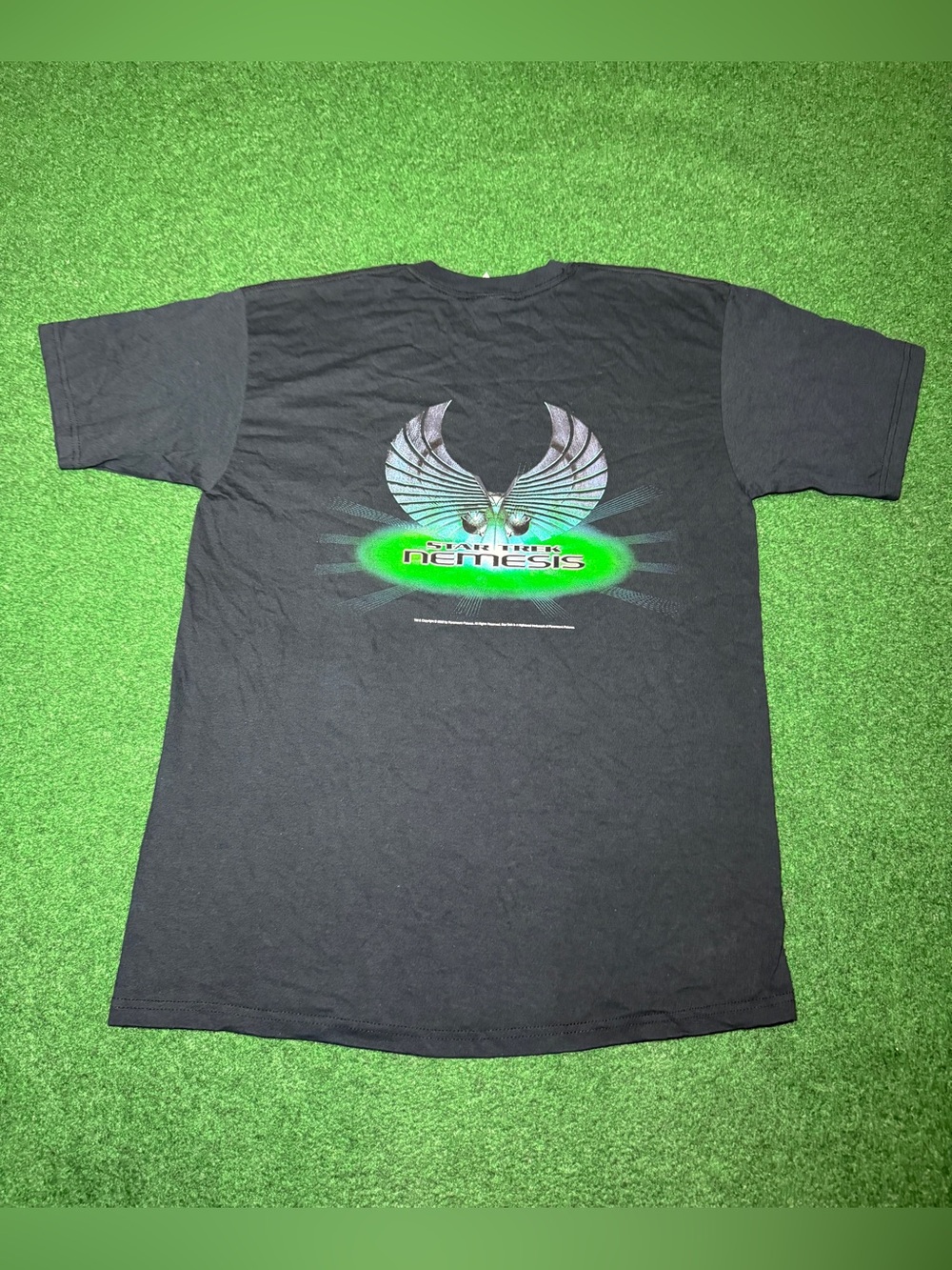 Star Tre Vintage T Shirt Y2K Nemesis Movie Promo Large Graphic Sci Fi T Shirt